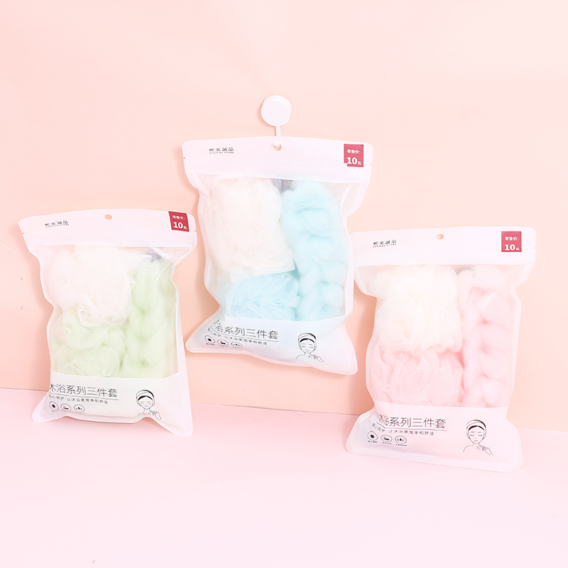 Bath ball bath strip combination 3-piece set