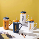 High Straw Ceramic Cup (490mL)