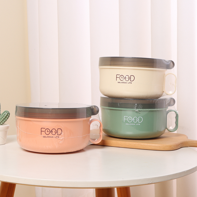 صندوق غداء بسيط ذو سعة كبيرة معكرونة سريعة التحضير (1.28 لتر)