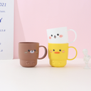 Cartoon animal mouthwash