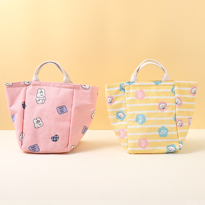 Funny Checkerboard Animal Trapezoidal Lunch Bag