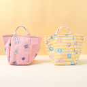 Funny Checkerboard Animal Trapezoidal Lunch Bag