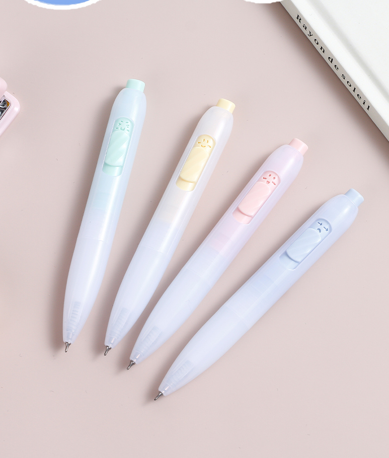FWX-739Bmini Emoji Neutral Pen (3 pieces for 10 yuan) - Black