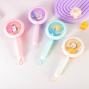 Cute Animals Printed Round Sequin Hair Brush