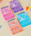 Bowknot Kitten Three-Layer Sprial Notebook A7