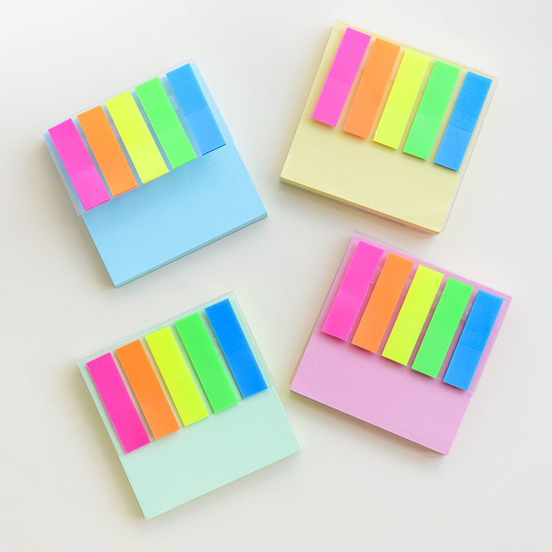 Colorful PET Sticky Notes Set
