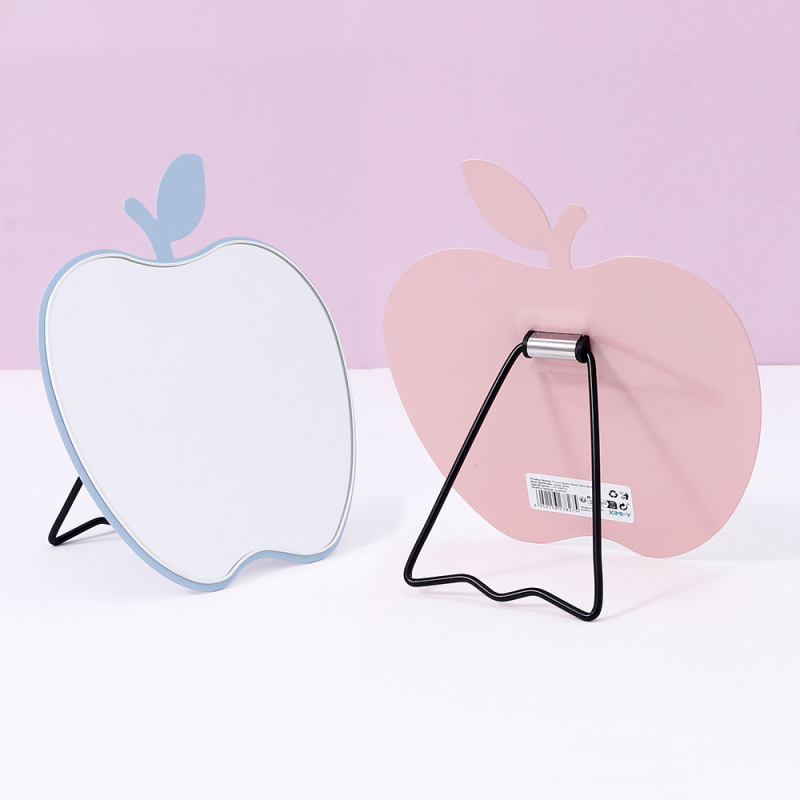 Funny Apple Metal Table Mirror