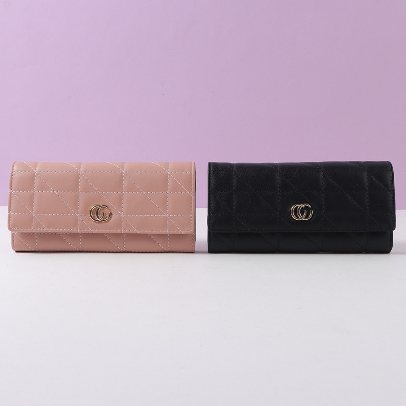 Stylish Letters Labeled Multi-Functional Long Purse for Women