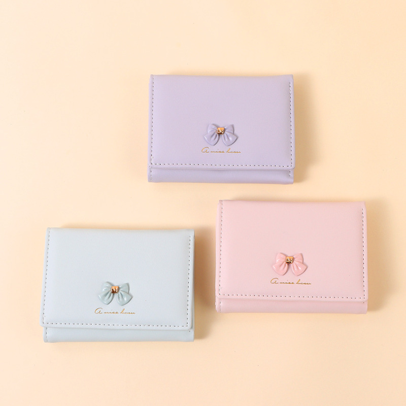 Exquisite Butterfly Trifold Purse for Women