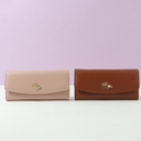 محفظة طويلة أنيقة من أوراق القيقب متعددة الوظائف للنساء