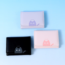 Naughty Kitten Trifold Purse for Women