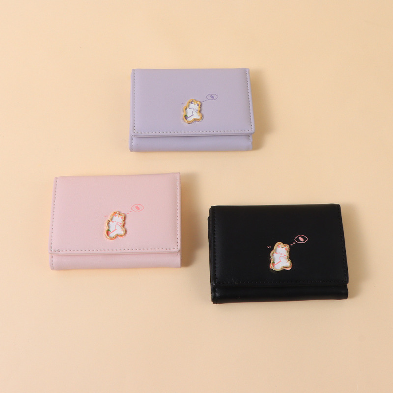 Crossbody Bag Bunny Trifold Purse for Women