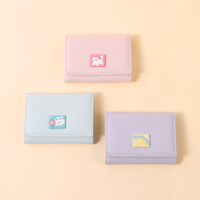 Cute Relief Animal Trifold Purse for Women