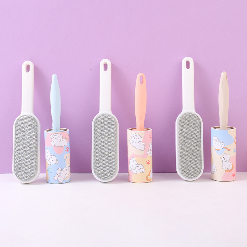 Lovely Pet Anti-Static Brush + Straight Handle Lint Roller
