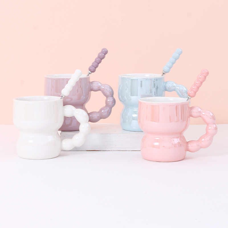 300ml10.14fl.oz. Glossy Glazed Ceramic Cup