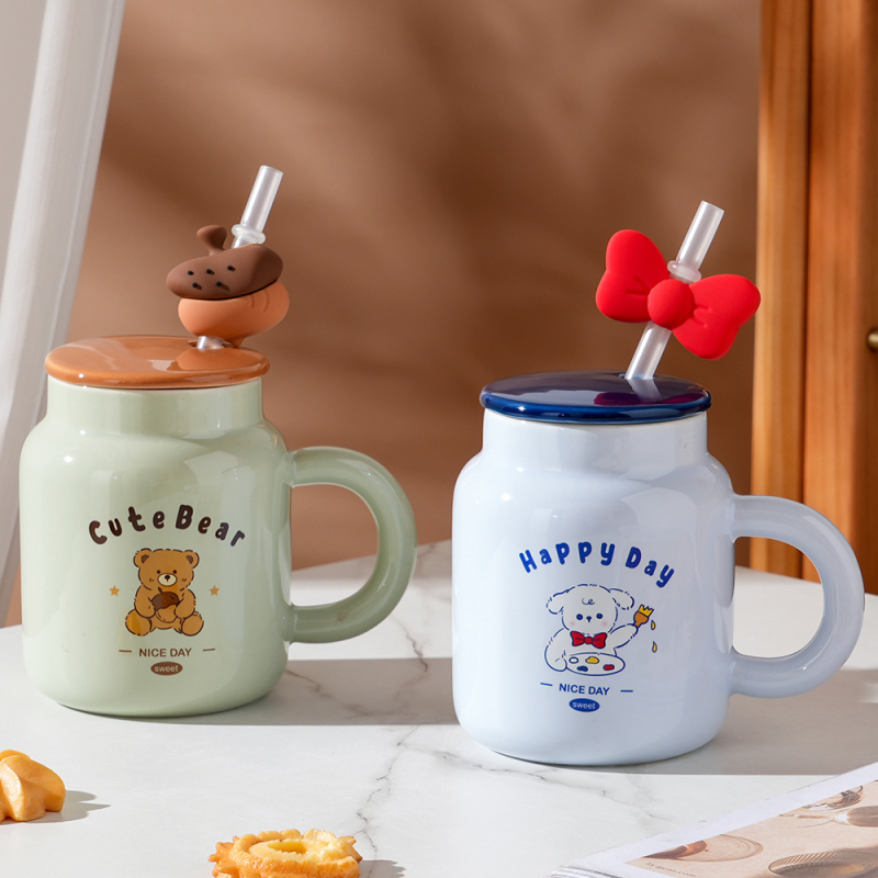 400ml13.52fl.oz. Cartoon Creative Ceramic Cup