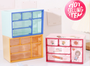 6-Compartment DIY Plastic Storage Box