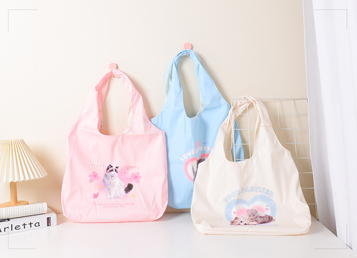 Cute Kitty vest canvas bag