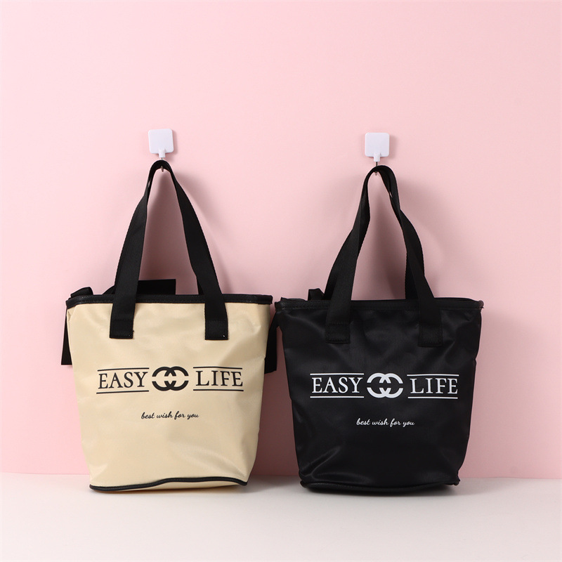 Trendy Letters Bucket Lunch Bag