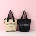 Trendy Letters Bucket Lunch Bag