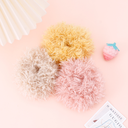 Stylish plush scrunchy