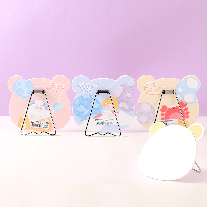 Bear Head Sign KT Board Standing Table Mirror