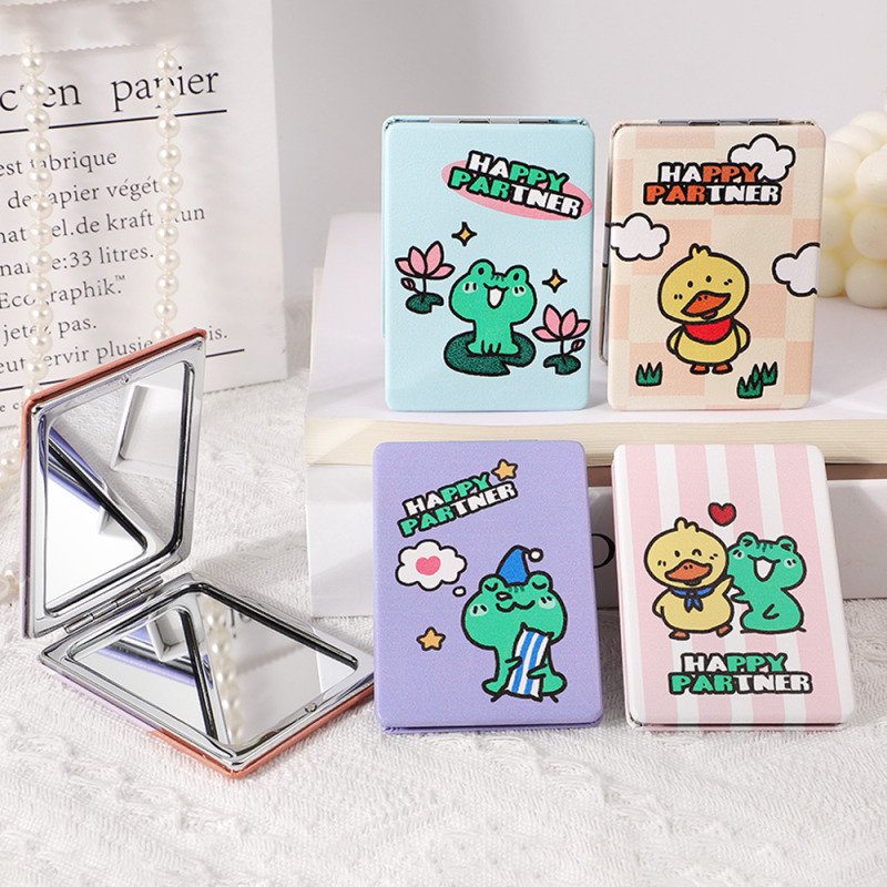 Happy Partner Square Trendy Portable Mirror