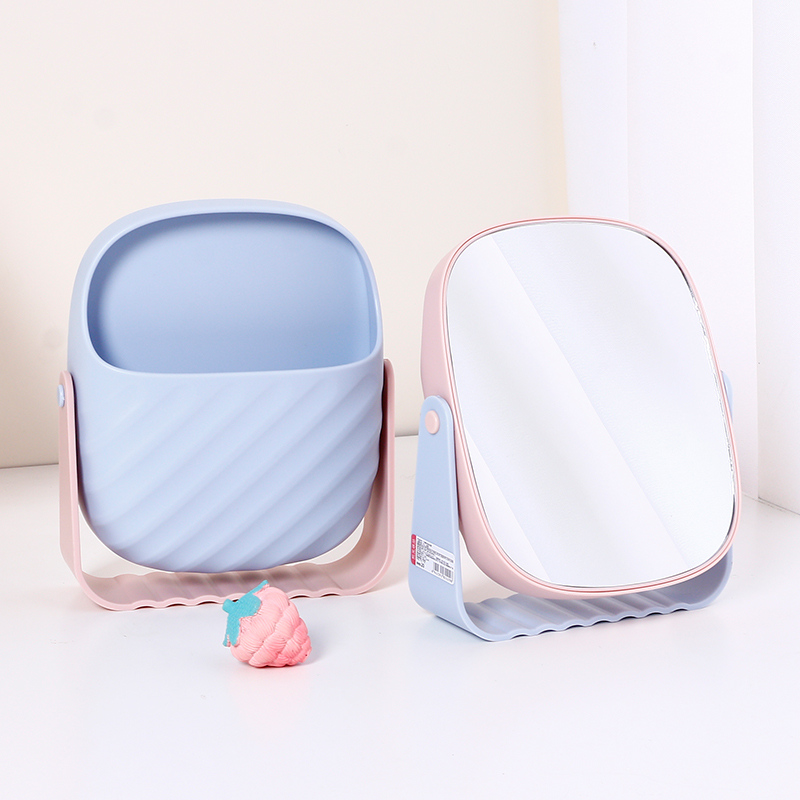 Small fresh storage desk mirror