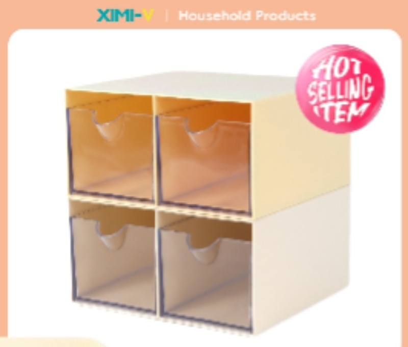 Stackable Transparent Storage Drawer