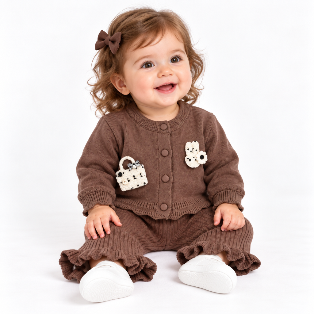 طقم بيبي بناتي 1622