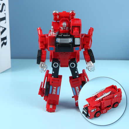 Firefighting Robot and Car Two-Form Toy(Mining Truck)SY6278A-5
