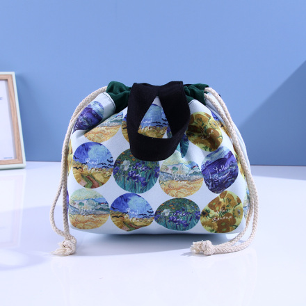 Famous Painting Series Oil Painting Lunch Bag