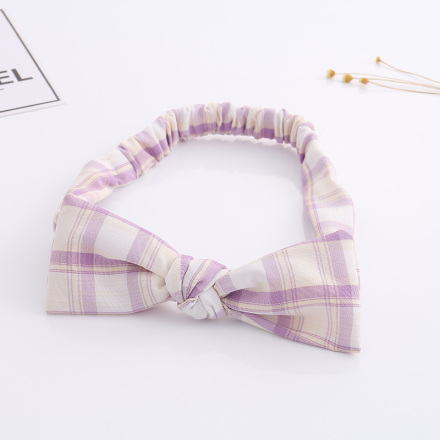 All-Match Checks Hair Band