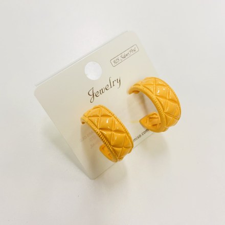 Stylish Spray-painted Mesh Earrings