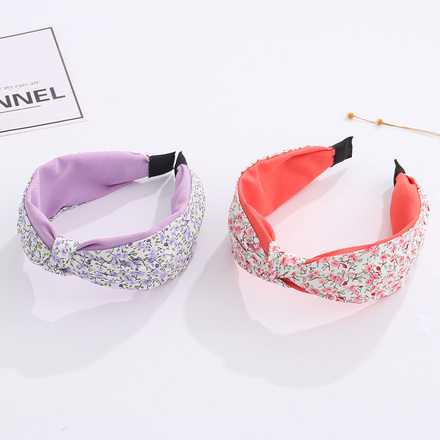 رباط شعر متعدد الألوان على شكل زهرة