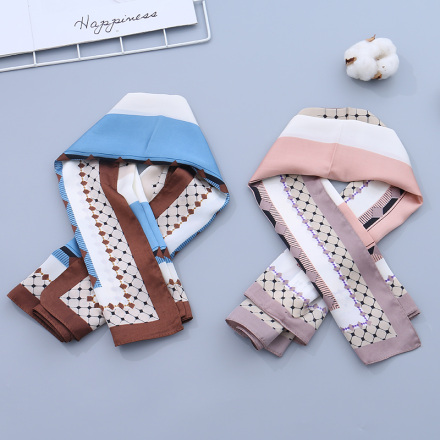 Classic Geometric Square Scarf