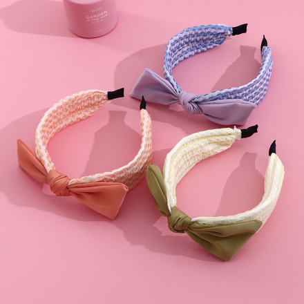 Stripes Tie Knot Hair Band