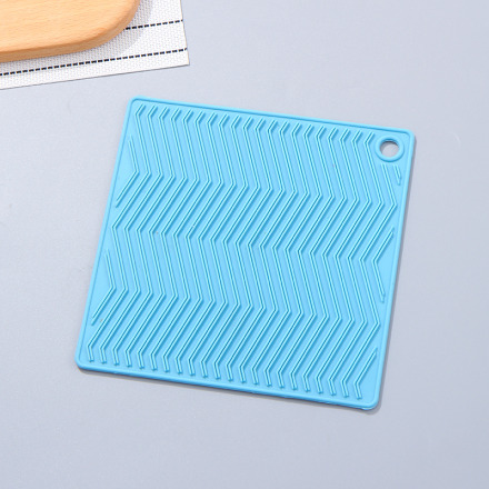 Wave Stripes Silicone Table Mat(Blue)