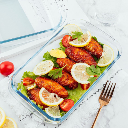 High Borosilicate Glass Ovenware 1l/33.8fl.oz.(Transparent)