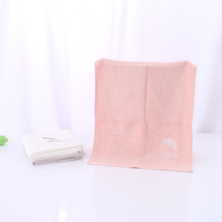 Feather Embroidery Towel for Adult
