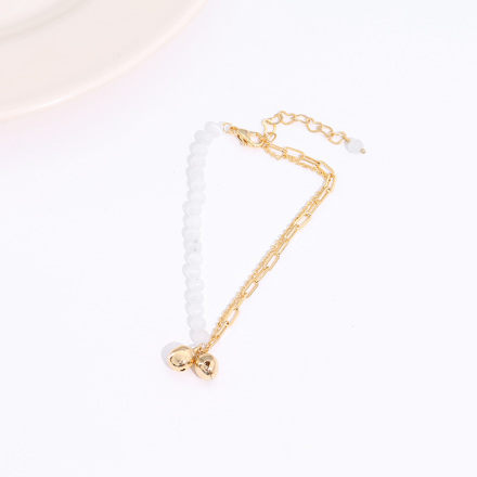 Cat's-eye Gem Small Bell Bracelet