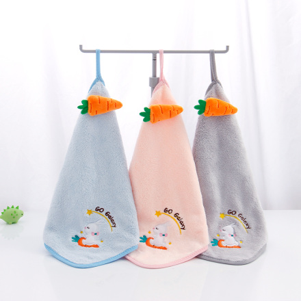 Carrot Bunny Hand Towel
