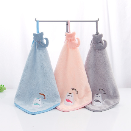 Chubby Kitty Hand Towel