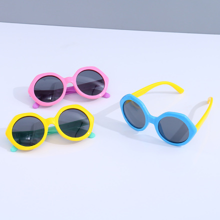 Stylish Round Frame Sunglasses for Kids