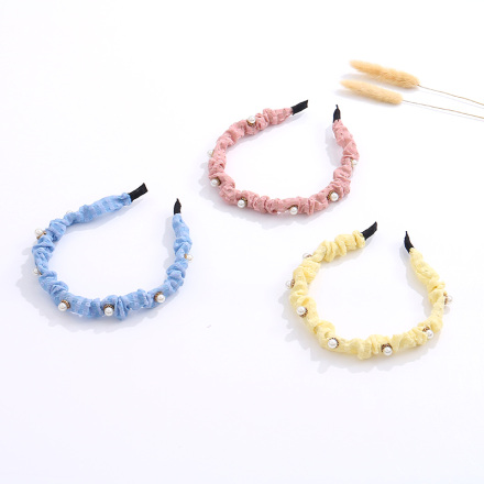 Simple Artificial Pearl Stylish Headband