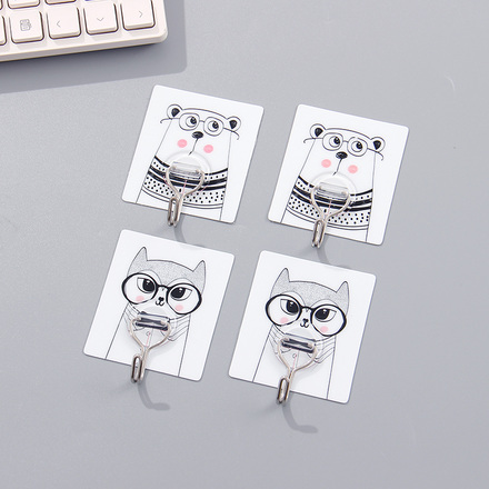 Traceless Animal Hook(2 Count)(White)