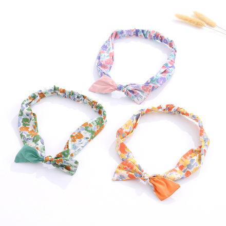 رباط شعر Bowknot مطبوع أنيق