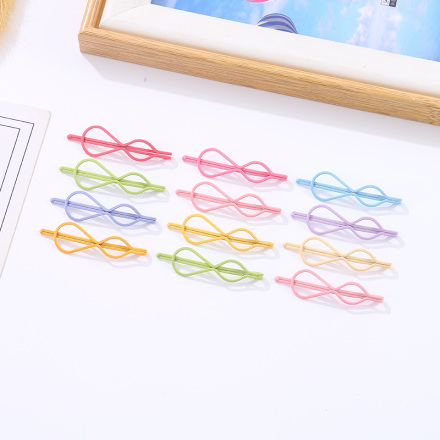 Simple Calabash-shaped Hair Pin 4PCS