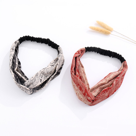 Retro Printing Hair Band