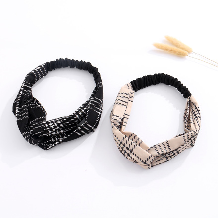 Simple Elegant Checks Hair Band